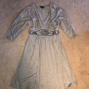 Grey, 3/4 sleeve dress, size Med
